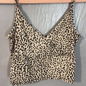 Cheetah tank top SHEIN